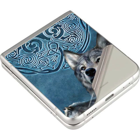 Brigid Ashwood Celtic Wolf Galaxy Z Flip3 5G Skin