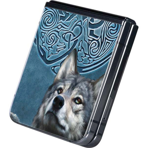 Celtic Wolf by Brigid Ashwood Galaxy Z Flip5 5G Skin