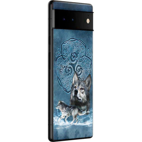 Brigid Ashwood Celtic Wolf Google Pixel 6 Skin