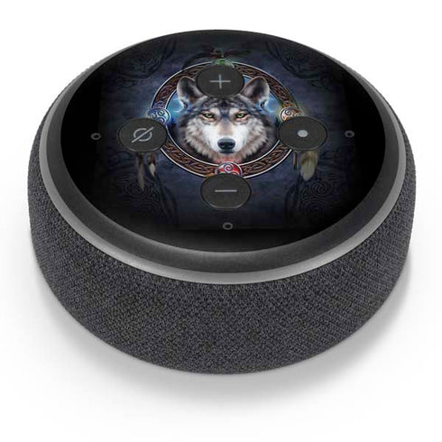 Brigid Ashwood Celtic Wolf Guide Amazon Echo Dot Skin