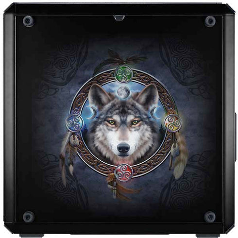 Brigid Ashwood Celtic Wolf Guide Cooler Master MasterBox Q300L Mini Tower Skin