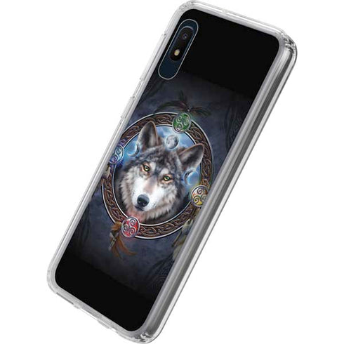 Brigid Ashwood Celtic Wolf Guide Galaxy A10e Clear Case
