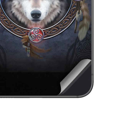 Brigid Ashwood Celtic Wolf Guide Galaxy A14 5G Skin
