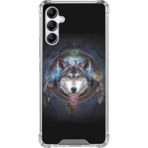 Celtic Wolf Guide by Brigid Ashwood Galaxy A15 5G Clear Case