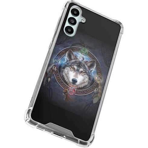 Celtic Wolf Guide by Brigid Ashwood Galaxy A15 5G Clear Case