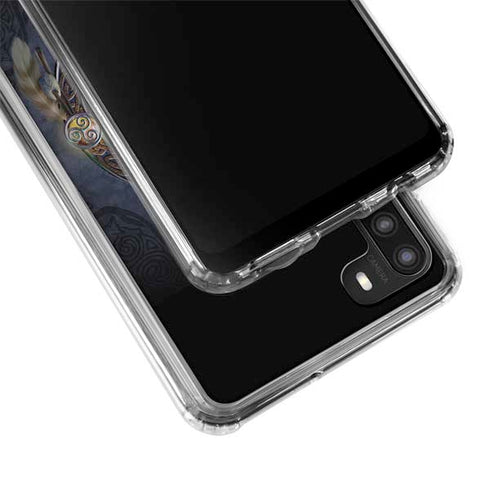 Brigid Ashwood Celtic Wolf Guide Galaxy A21 Clear Case