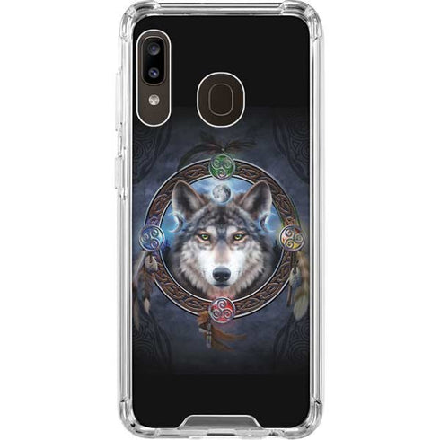 Brigid Ashwood Celtic Wolf Guide Galaxy A30 Clear Case