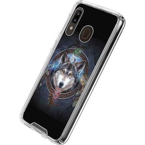 Brigid Ashwood Celtic Wolf Guide Galaxy A30 Clear Case