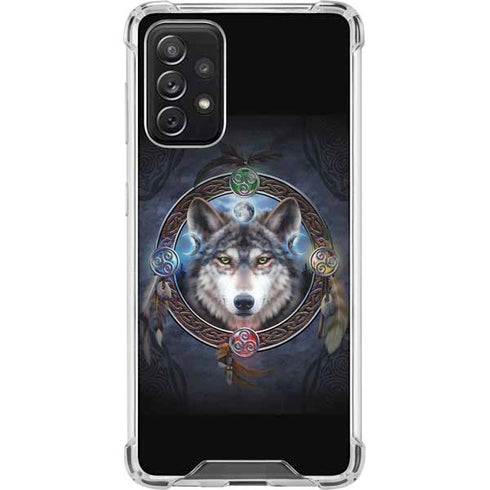 Brigid Ashwood Celtic Wolf Guide Galaxy A72 5G Clear Case