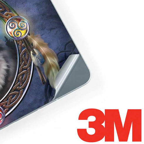 Brigid Ashwood Celtic Wolf Guide Galaxy Book 12in Skin