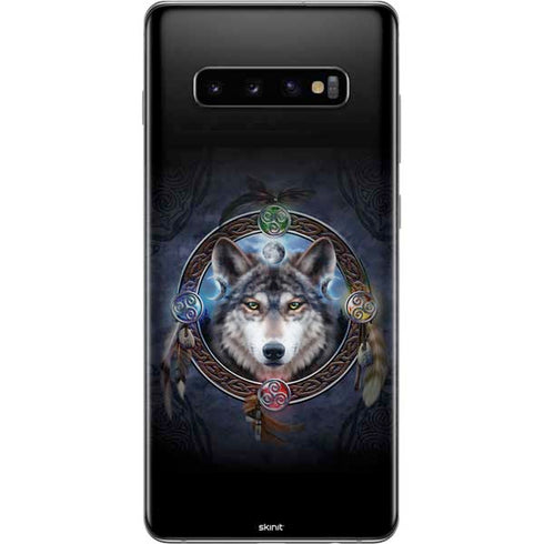 Brigid Ashwood Celtic Wolf Guide Galaxy S10 Plus Skin