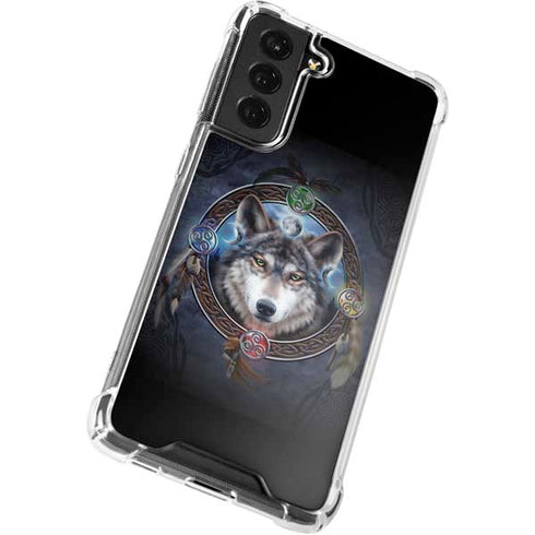 Brigid Ashwood Celtic Wolf Guide Galaxy S21 FE Clear Case