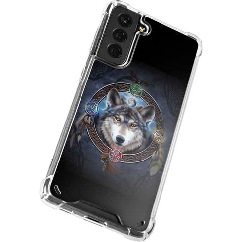 Brigid Ashwood Celtic Wolf Guide Galaxy S21 Plus 5G Clear Case