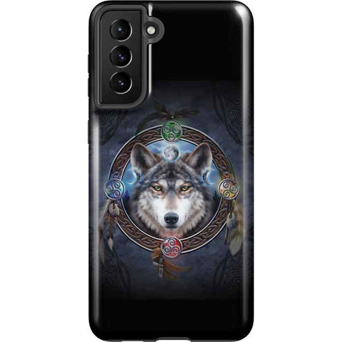 Brigid Ashwood Celtic Wolf Guide Galaxy S21 Plus 5G Pro Case