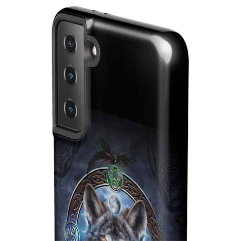 Brigid Ashwood Celtic Wolf Guide Galaxy S21 Plus 5G Pro Case