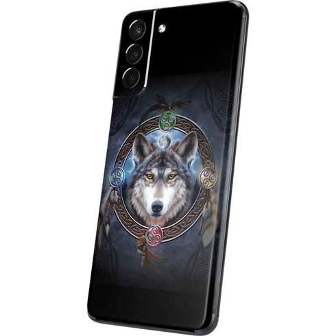 Brigid Ashwood Celtic Wolf Guide Galaxy S21 Plus 5G Skin
