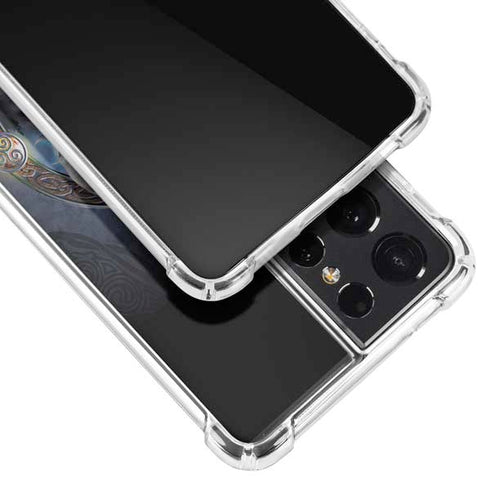 Brigid Ashwood Celtic Wolf Guide Galaxy S21 Ultra 5G Clear Case
