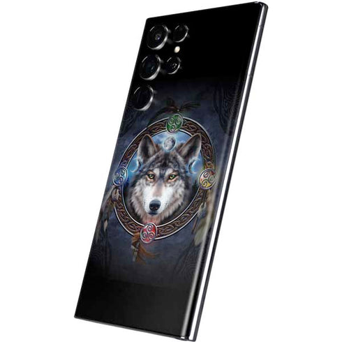 Brigid Ashwood Celtic Wolf Guide Galaxy S22 Ultra Skin