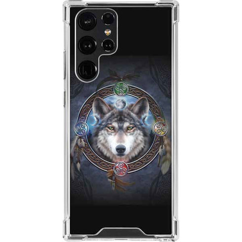 Celtic Wolf Guide by Brigid Ashwood Galaxy S24 Ultra Clear Case