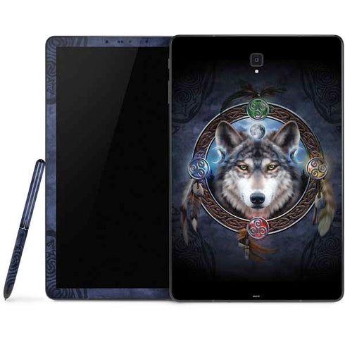 Brigid Ashwood Celtic Wolf Guide Samsung Galaxy Tab Skin