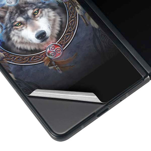 Brigid Ashwood Celtic Wolf Guide Galaxy Z Fold4 5G Skin