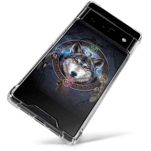 Brigid Ashwood Celtic Wolf Guide Google Pixel 6 Clear Case