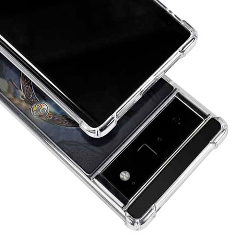 Brigid Ashwood Celtic Wolf Guide Google Pixel 6 Clear Case