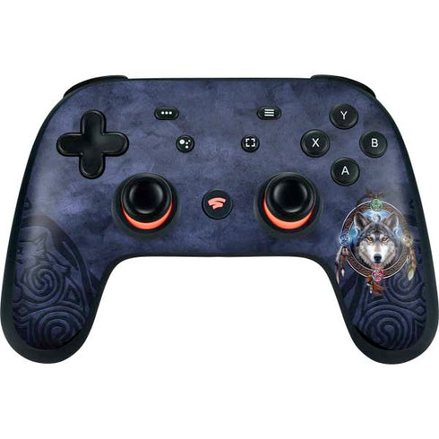 Brigid Ashwood Celtic Wolf Guide Google Stadia Controller Skin