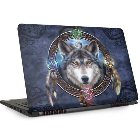 Brigid Ashwood Celtic Wolf Guide Dell Inspiron Skin