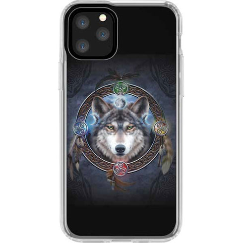 Celtic Wolf Guide by Brigid Ashwood iPhone 11 Pro Clear Case