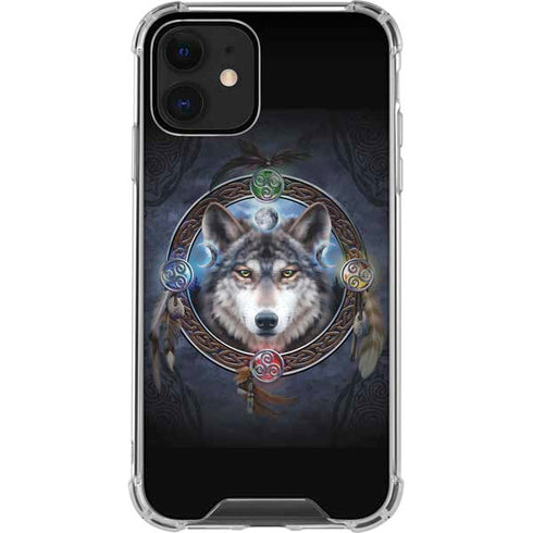 Brigid Ashwood Celtic Wolf Guide iPhone 12 Clear Case