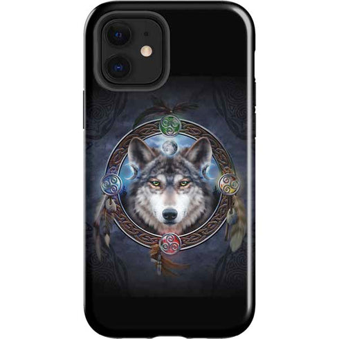 Brigid Ashwood Celtic Wolf Guide iPhone 12 Impact Case
