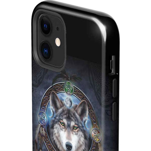 Brigid Ashwood Celtic Wolf Guide iPhone 12 Impact Case