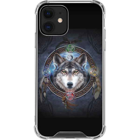 Brigid Ashwood Celtic Wolf Guide iPhone 12 Mini Clear Case