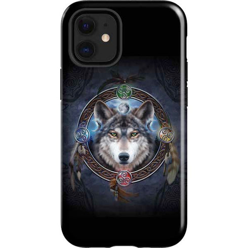 Brigid Ashwood Celtic Wolf Guide iPhone 12 Mini Impact Case