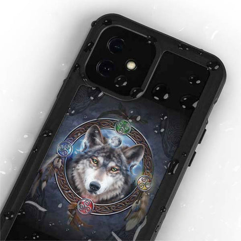 Brigid Ashwood Celtic Wolf Guide iPhone 12 Mini Waterproof Case