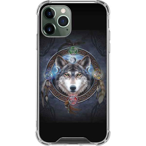 Brigid Ashwood Celtic Wolf Guide iPhone 12 Pro Max Clear Case