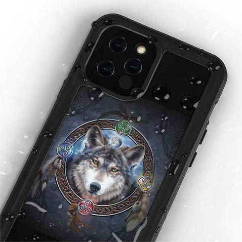 Brigid Ashwood Celtic Wolf Guide iPhone 12 Pro Waterproof Case