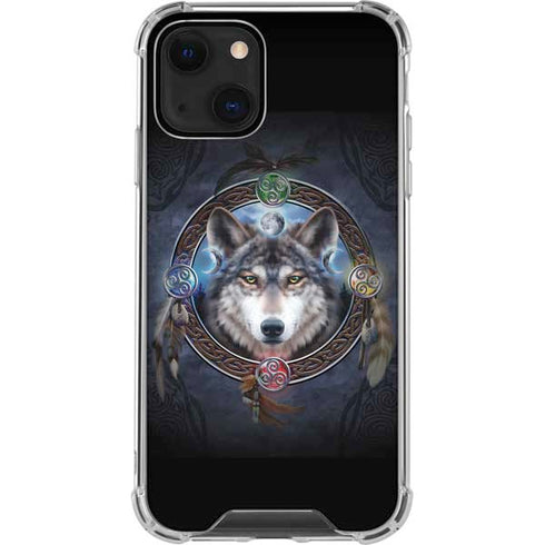 Brigid Ashwood Celtic Wolf Guide iPhone 13 Clear Case