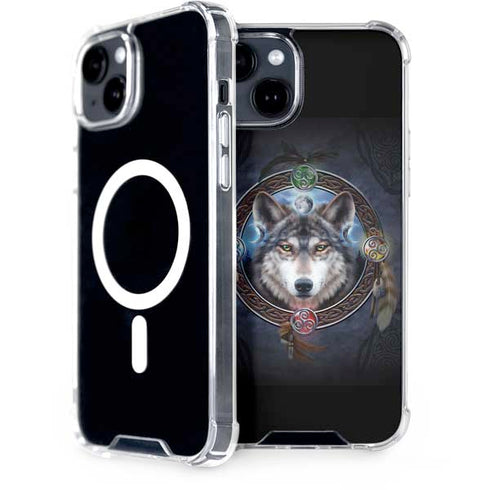 Brigid Ashwood Celtic Wolf Guide iPhone 13 MagSafe Case