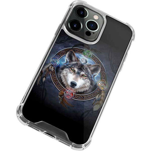 Brigid Ashwood Celtic Wolf Guide iPhone 13 Pro Clear Case