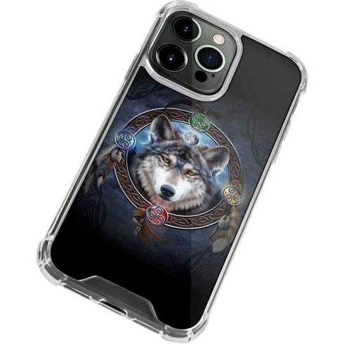 Celtic Wolf Guide by Brigid Ashwood iPhone 15 Pro Clear Case