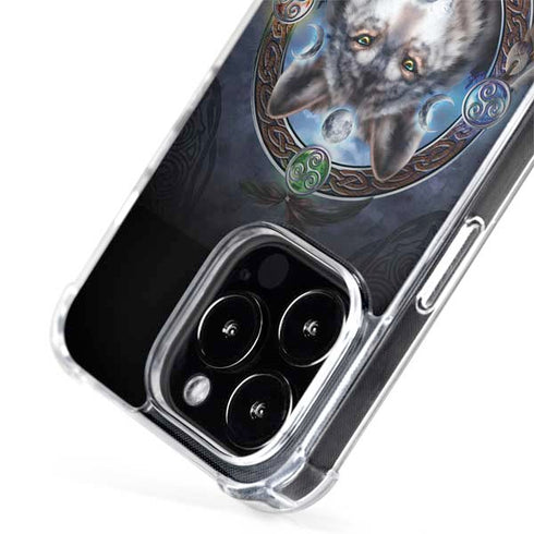 Celtic Wolf Guide by Brigid Ashwood iPhone 15 Pro Max MagSafe Case