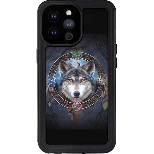 Brigid Ashwood Celtic Wolf Guide iPhone 14 Pro Max Waterproof Case