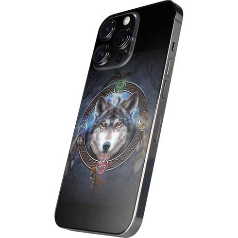 Celtic Wolf Guide by Brigid Ashwood iPhone 15 Pro Skin