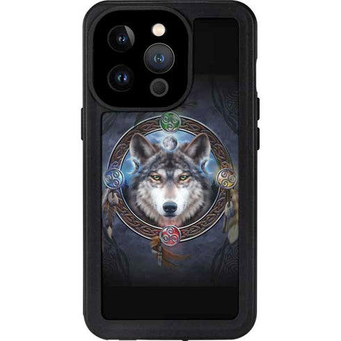 Brigid Ashwood Celtic Wolf Guide iPhone 14 Pro Waterproof Case