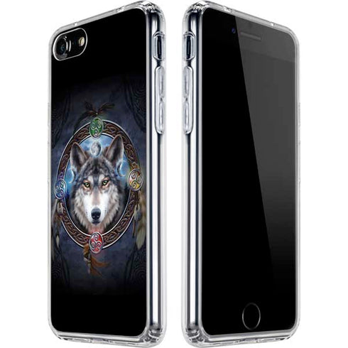 Brigid Ashwood Celtic Wolf Guide iPhone SE (2nd & 3rd Gen) Clear Case