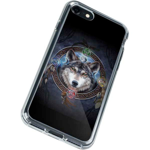 Brigid Ashwood Celtic Wolf Guide iPhone SE (2nd & 3rd Gen) Clear Case