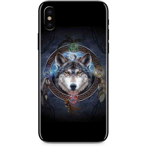 Brigid Ashwood Celtic Wolf Guide iPhone X Skin