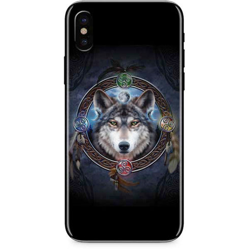 Brigid Ashwood Celtic Wolf Guide iPhone XS Skin